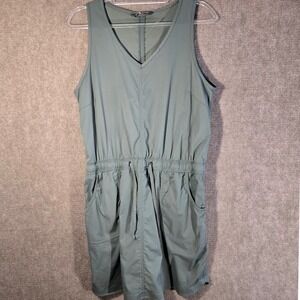 The North Face Never Stop Wearing Dress Womens Large Sage Green Sleeveless Mini